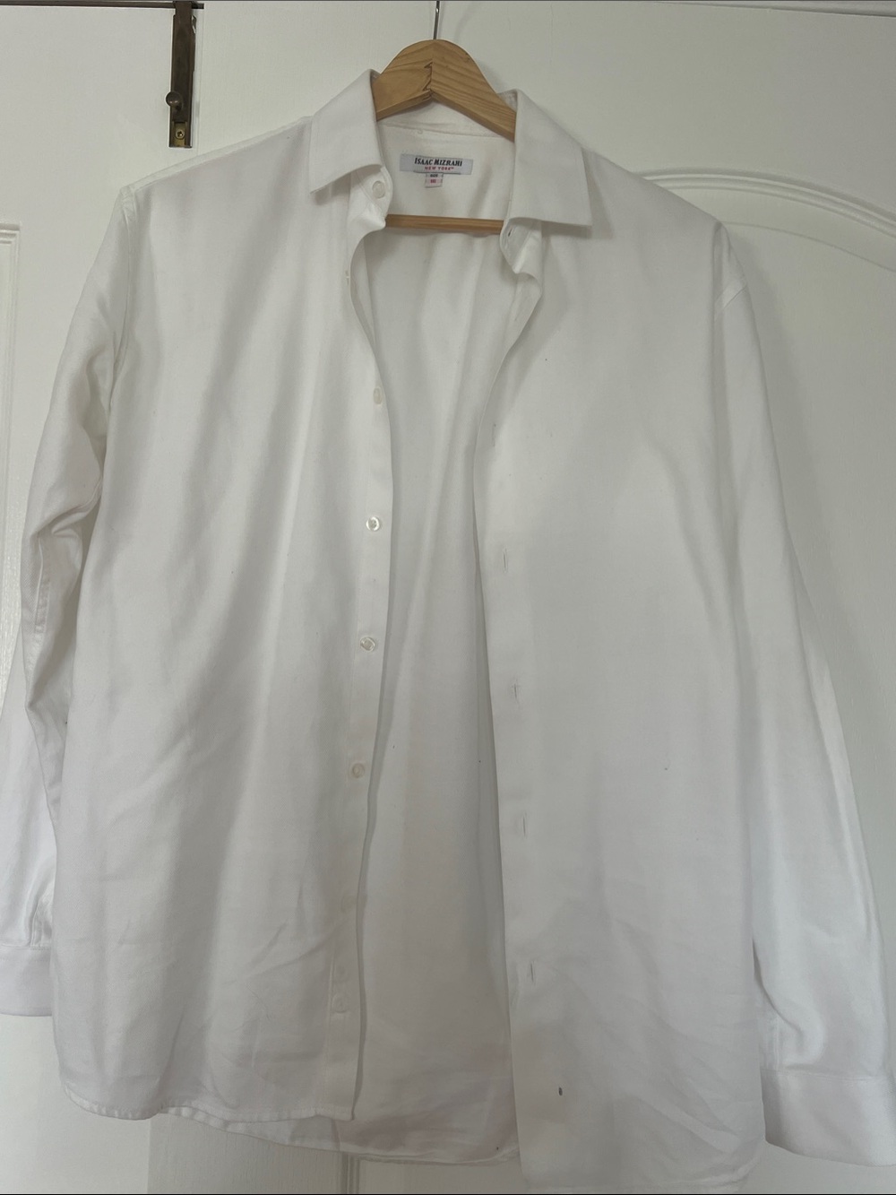 Isaac Mizrahi White boys Dress Shirt